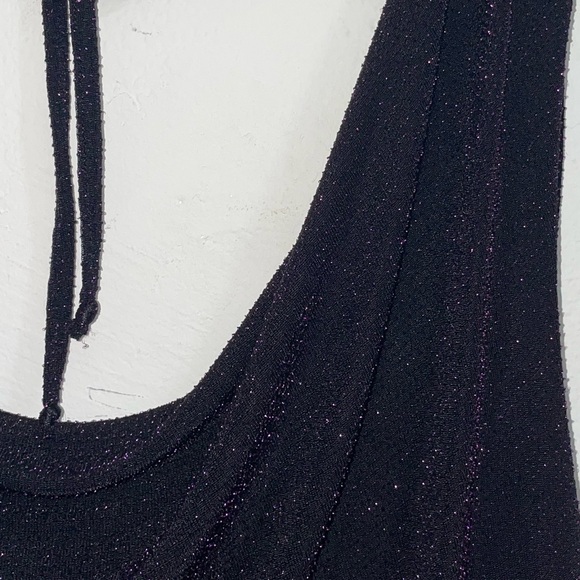 Rock and Republic | Black Shimmer Cowl Neck Dress - Picture 3 of 5